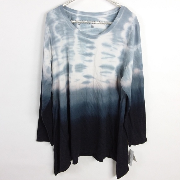 Style & Co. Tops - NWT! Style & Co Tie Dye Top Long Sleeve -WW